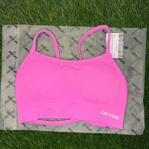 Dfyne dynamic backless sports bra blossom extra small